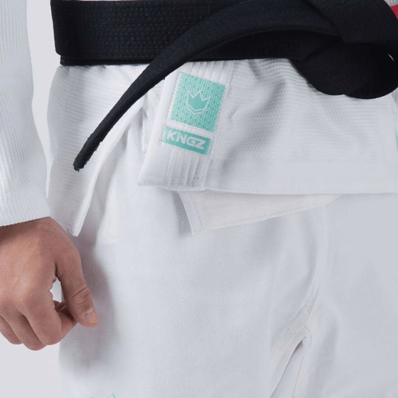 KINGZ The One BJJ GI - WHITE LIMITED